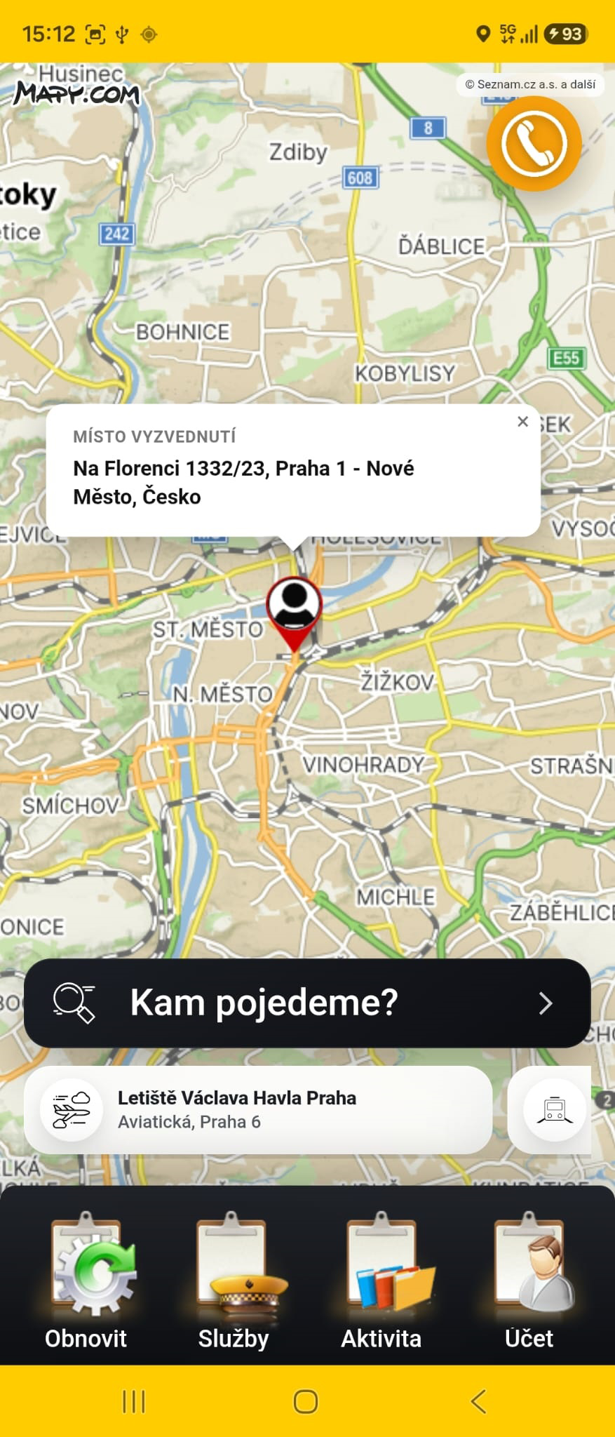 TAXISOFT Customer – zákaznická aplikace
